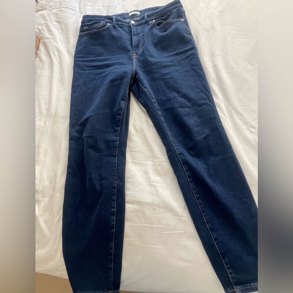 Good American dark denim Jean size 14-18
